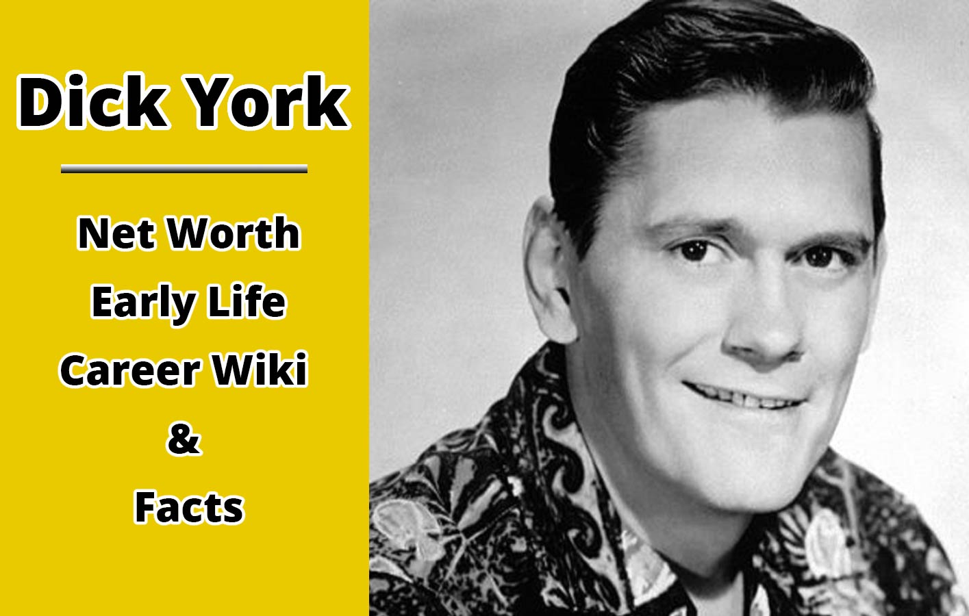 Dick York Net Worth Early Life Career Wiki And Facts